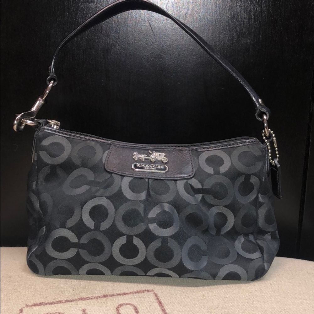 Coach original black clutch